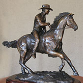 Cowboy On Horse